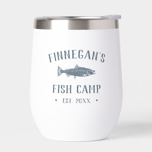 Rustikal blauer Fischfang Kabine Personalisiert (Links)