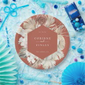 Rustikal Boho-Chic Personalisiert Pappteller (Party)