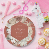 Rustikal Boho-Chic Personalisiert Pappteller (Party)