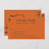 Rustikal/Boho Elegance: RSVP-Karten RSVP Karte (Vorne/Hinten)