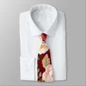 Rustikal Boho farbenfrohe Blumenzunge Neck Tie Krawatte (Gebunden)