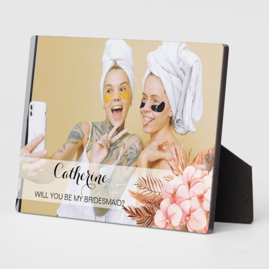 Rustikal Boho Pampas Grass werden Sie meine Brautj Fotoplatte (Seite)