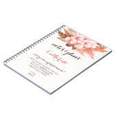 Rustikal Boho Pampas Grass werden Sie meine Brautj Notizblock (Linke Seite)