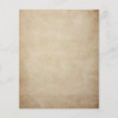 Rustikal-braun-Hochzeitsessen (Rückseite)