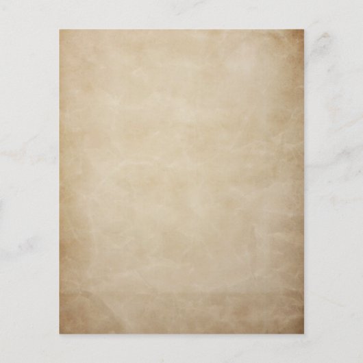 Rustikal-braun-Hochzeitsessen (Rückseite)