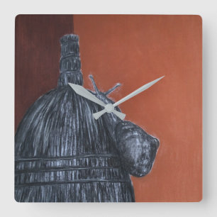 Rustikal braun Zeichnend Uhr