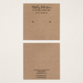 Rustikal-braune Kraftsackverkleidung (Vorne & Hinten)