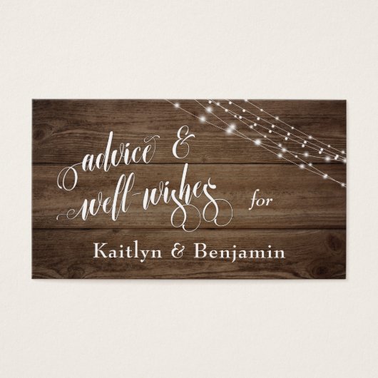 Rustikal-braunes Holz & Leuchten, Ratschläge und g (Vorderseite)