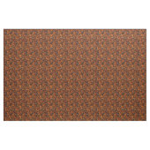 Rustikal-braunes, schwarz bearbeitetes Leder Stoff (Yard (91,4 cm))