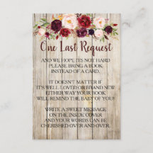 Rustikal Bringen Sie ein Buch anstelle der Baby-Du