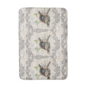 rustikal-chic-französisches botanisches Vogelnest Badematte (Vorderseite Vertikal)