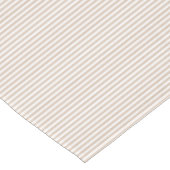 Rustikal Chic Trendy Kaffee Weiß Strickmuster Tischdecke (Schrägansicht)