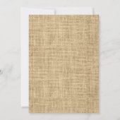 Rustikal DANKFUL FÜR SIE Erntedank Abendessen Einladung (Rückseite)