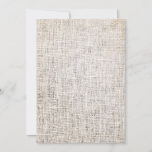 Rustikal-Delikatesse Acrylbläschen Save the Date Einladung (Rückseite)