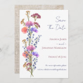 Rustikal-Delikatesse Acrylbläschen Save the Date Einladung (Vorne/Hinten)