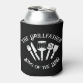 Rustikal "Der Grillvater: Funny GRILLEN Gift Dosenkühler (Kanne Vorderseite)