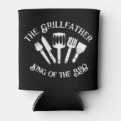 Rustikal "Der Grillvater: Funny GRILLEN Gift Dosenkühler (Vorderseite)