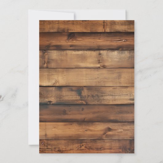 Rustikal der Mann Der Mythos der Legende 65. Gebur Einladung (Rückseite)