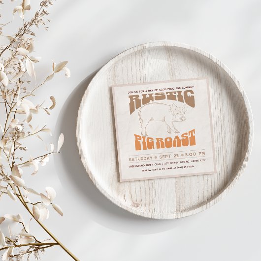 Rustikal Einladung