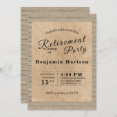 rustikal einladung (Vorne/Hinten)