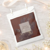 Rustikal Elegante Florale Terrakotta-Brautparty Geschenktütchen (Ausgeschnitten)
