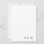 Rustikal Eleganter Hinterhof Ich mache GRILLEN Pro Einladung (Rückseite)