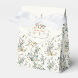 Rustikal, etwas sonnig ist ein floraler Girl-Cotat Geschenkschachtel