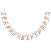 Rustikal, etwas sonnig ist ein floraler Girl-Cotat Wimpelkette (Alle)