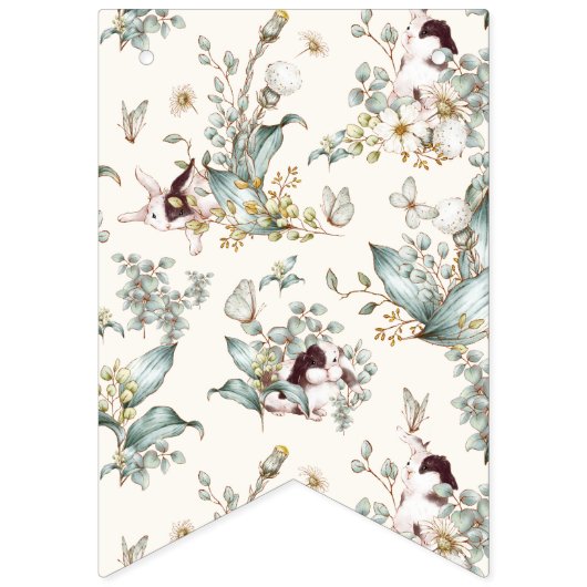 Rustikal, etwas sonnig ist ein floraler Girl-Cotat Wimpelkette (Erste Fahne)