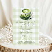 Rustikal fand sie ihr perfektes Matcha-Brautparty Einladung