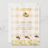 Rustikal fand sie ihre Honey Bridal Einladung (Vorderseite)