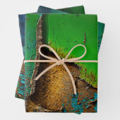 rustikal, farbenfroh, Peeling paint, Geschenkpapier Set (Beispiel)