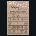 Rustikal Finden Sie das Bingo-Brautparty-Spiel Flyer<br><div class="desc">Genießen Sie Ihr Brautparty mit diesen einfachen und niedlichen Spielen. Karo unsere Kollektion für mehr Brautparty Spiele im selben Stil. Bitte beachten Sie,  dass diese Spiele nicht bearbeitet werden können.</div>
