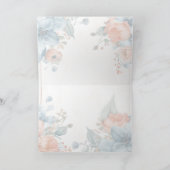 Rustikal Florals Blank Dankeskarte (Innenseite)