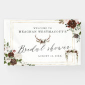Rustikal Florals | Brautparty Welcome Banner (Horizontal)