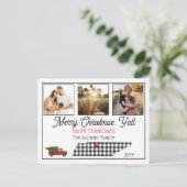 Rustikal frohe Weihnachten Tennessee Foto Urlaub (Stehend Vorderseite)