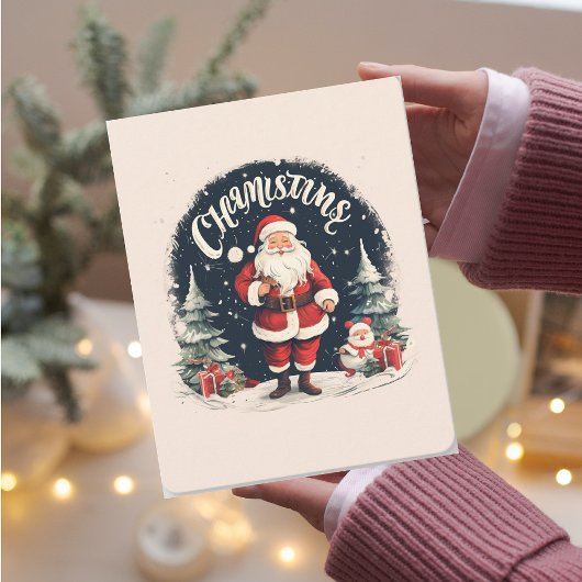 Rustikal frohe Weihnachten und Weihnachtsgeschenk