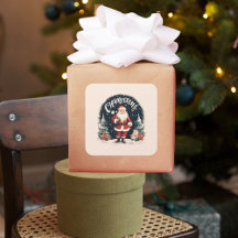 Rustikal frohe Weihnachten und Weihnachtsgeschenk