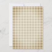 Rustikal Funny Friendsgiving Potluck Türkei Karier Einladung (Rückseite)