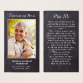 Rustikal für immer in unserer Gebetskarte für das (Vorne & Hinten)