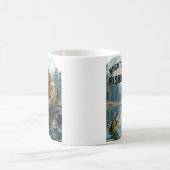 Rustikal Geboren zu gehen Grandpa Kaffeetasse (Mittel)