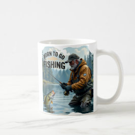 Rustikal Geboren zu gehen Grandpa Kaffeetasse