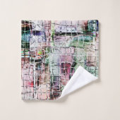 Rustikal gefärbt, seltsam gezeichnet unter abstrak badhandtuch set (Waschlappen)