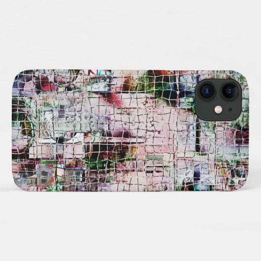 Rustikal gefärbt, seltsam gezeichnet unter abstrak Case-Mate iPhone hülle (Rückseite (Horizontal))