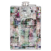 Rustikal gefärbt, seltsam gezeichnet unter abstrak flachmann (Rückseite)