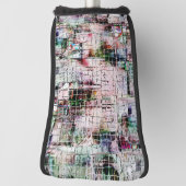 Rustikal gefärbt, seltsam gezeichnet unter abstrak golf headcover (Rotieren 90)