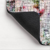 Rustikal gefärbt, seltsam gezeichnet unter abstrak mousepad (Ecke)