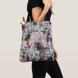 Rustikal gefärbt, seltsam gezeichnet unter abstrak tasche