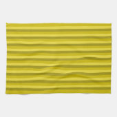 Rustikal gelb gestreift geschirrtuch (Horizontal)