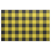 Rustikal Gelb und Schwarz Buffalo Kariert Stoff (Fat Quarter (45,7 x 55,9 cm))
